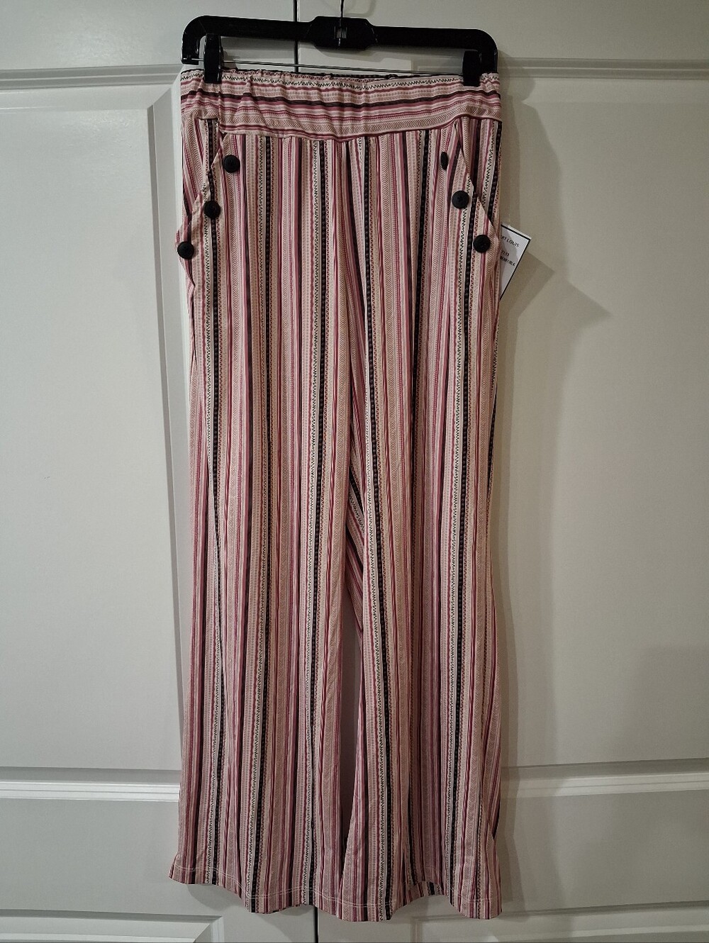 Robert Louis Wide Leg Striped Pants